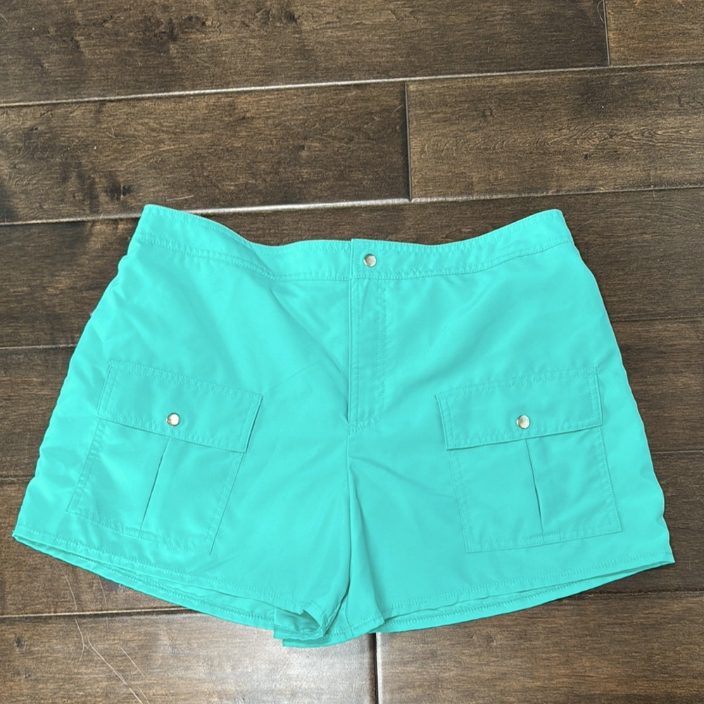 ❤️3/$30 Kim Rogers Lined Swim Shorts